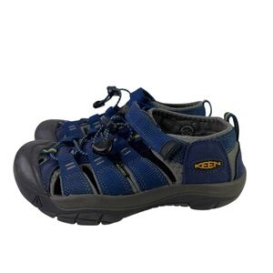 Keen Kids Newport H2 Water Sport Sandals Blue Black Sz 1 Youth Boy Girl Shoe